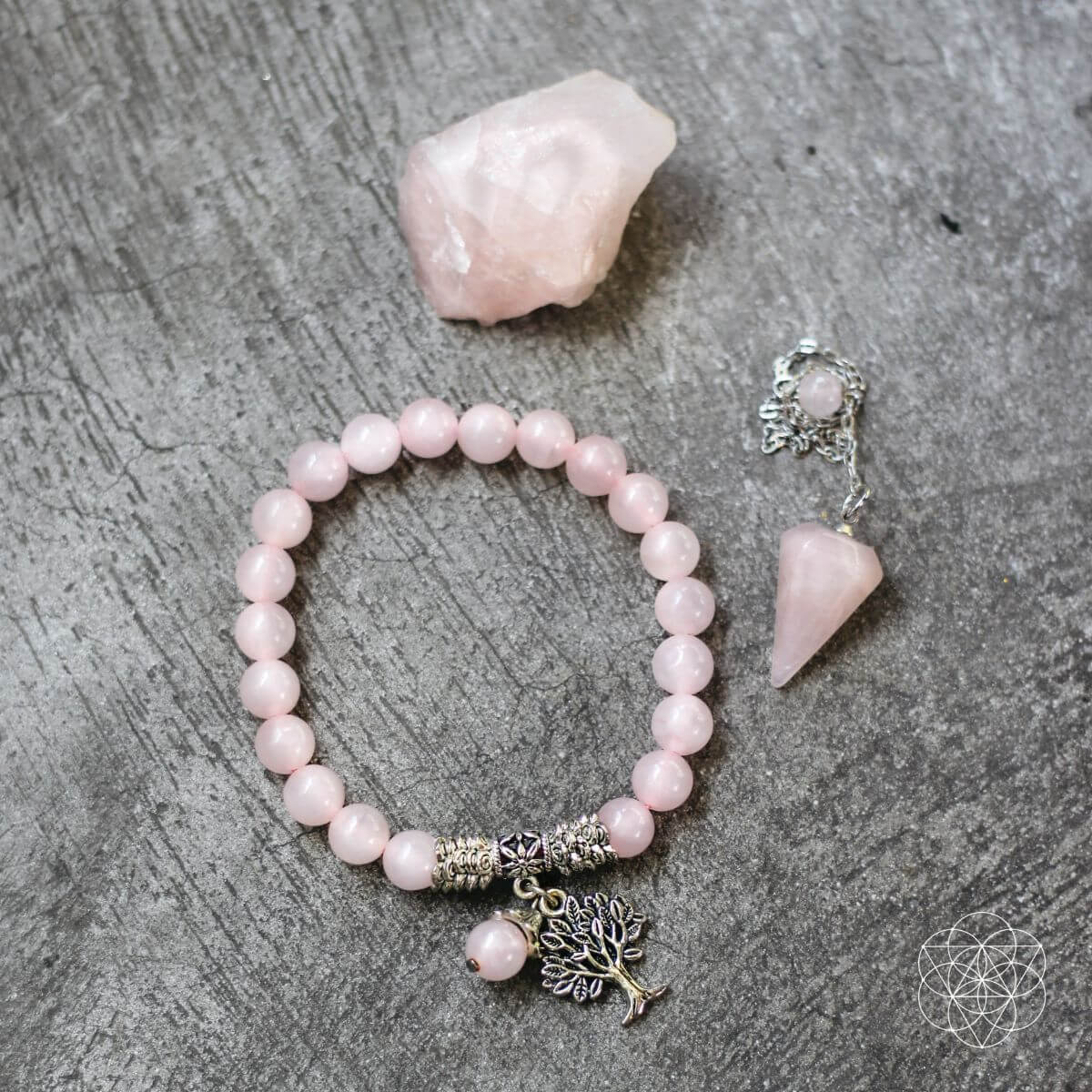 The Rose Quartz Healing Crystal Set - Conscious Items