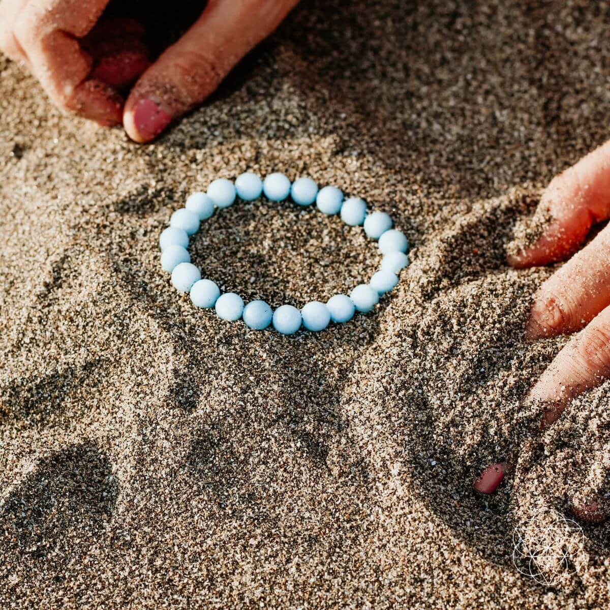 aquamarine crystal bracelet