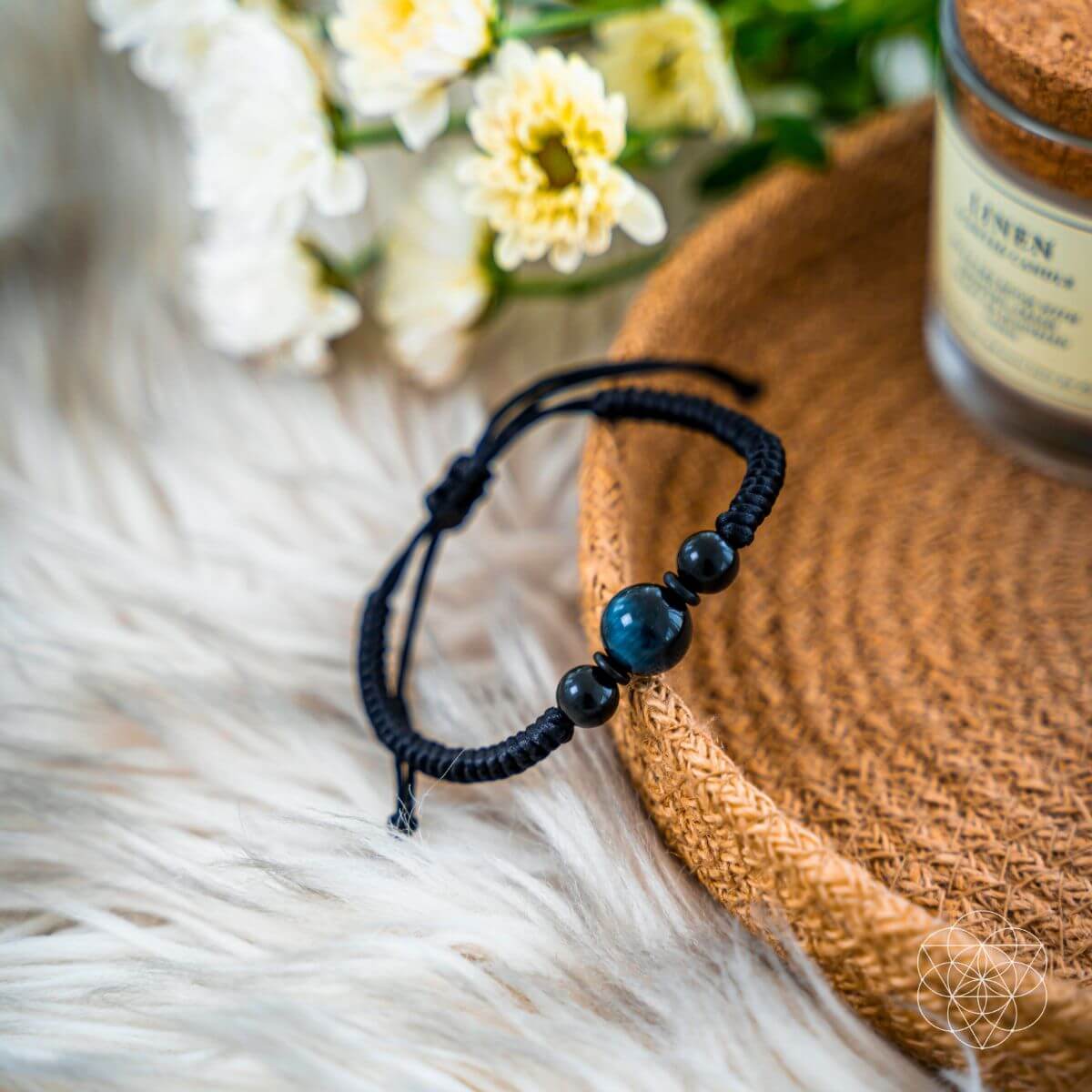 black crystal bracelet