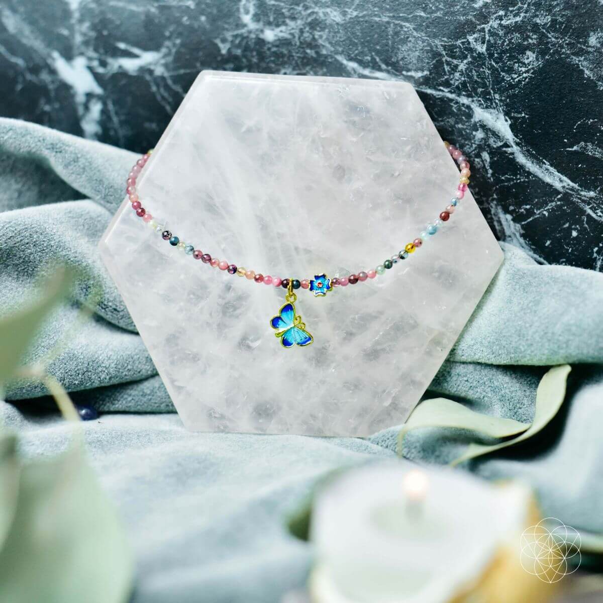 Tourmaline Anklet of Hope - Conscious Items