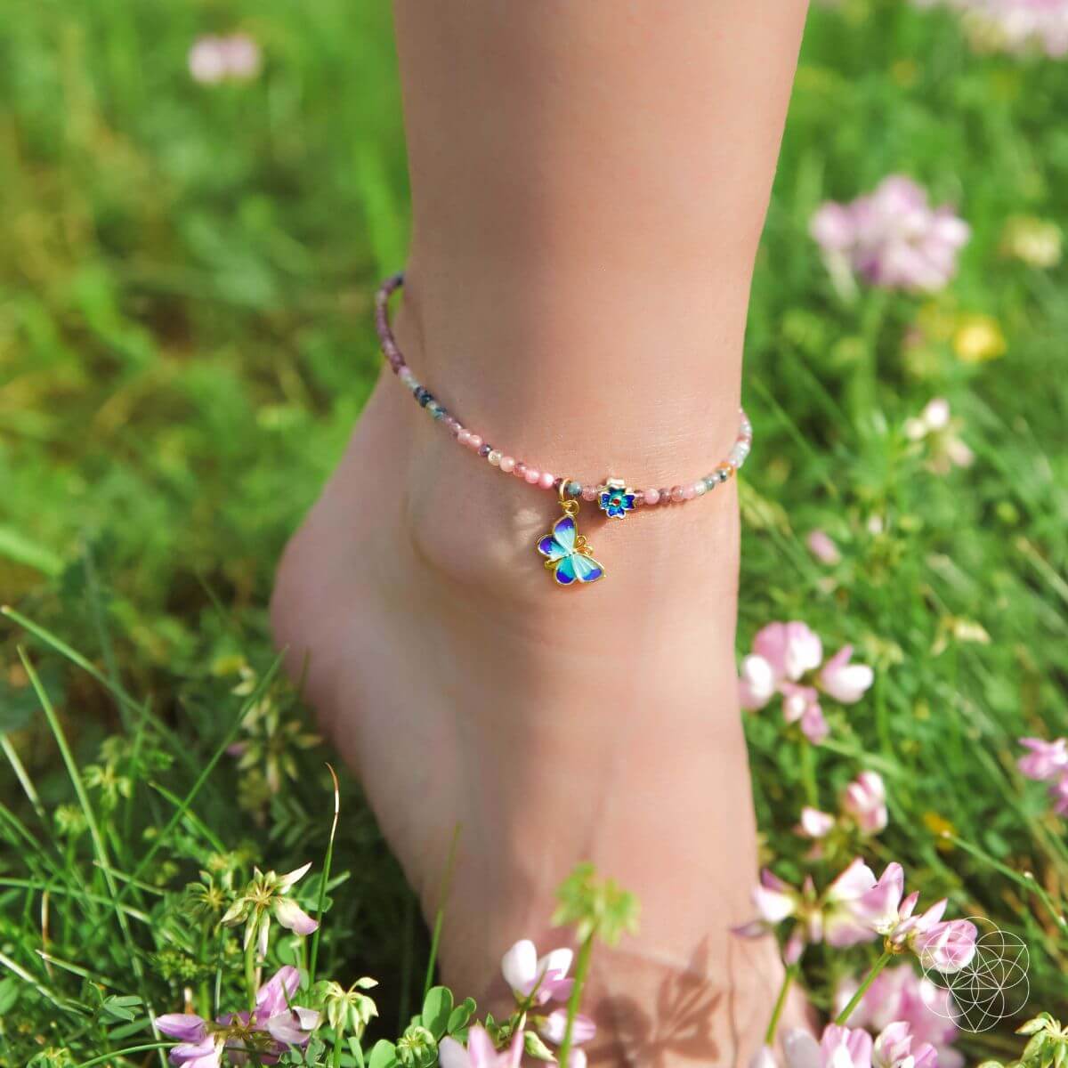 Tourmaline Anklet of Hope