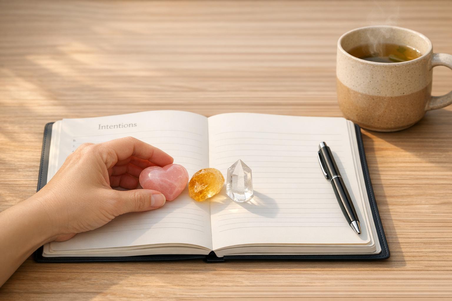 Crystal Intention Planner – Conscious Items