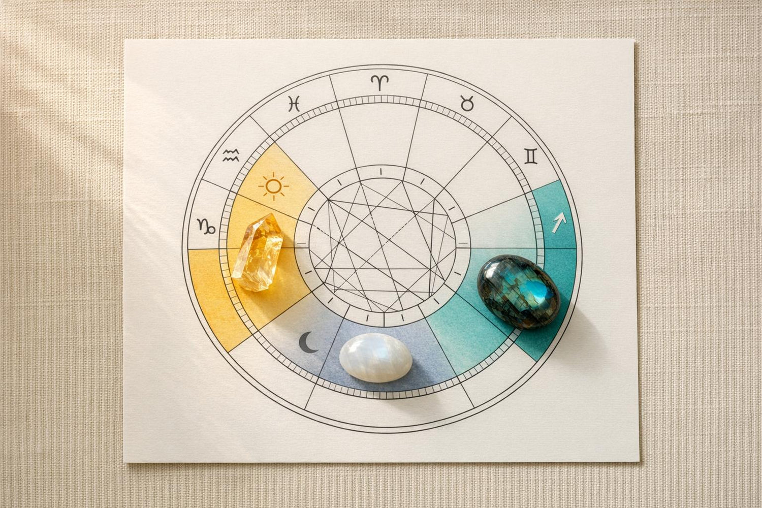 How to Map Crystals to Your Birth Chart