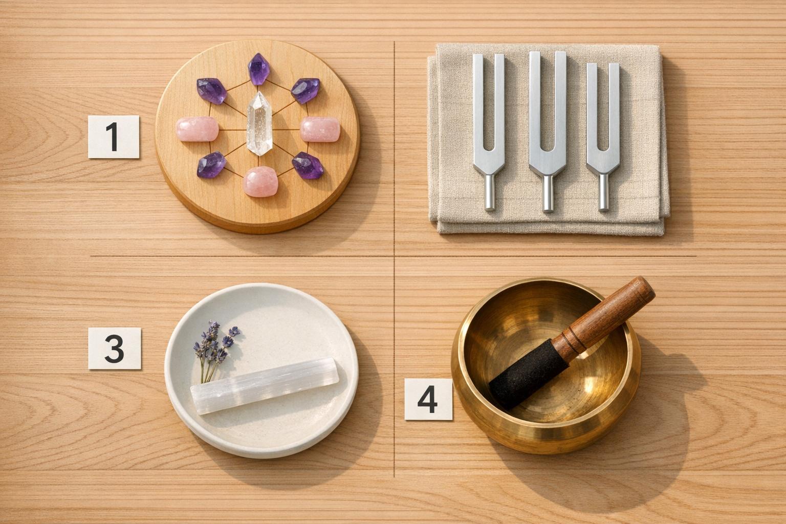 Checklist for Combining Crystals and Sound Healing