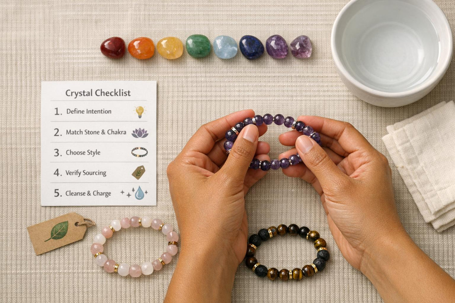 Checklist for Picking Crystals by Intention
