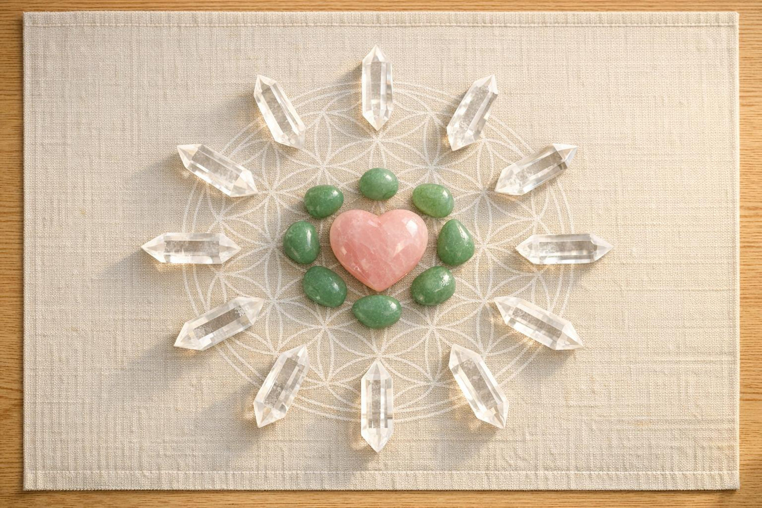 How to Make a Crystal Grid for Love
