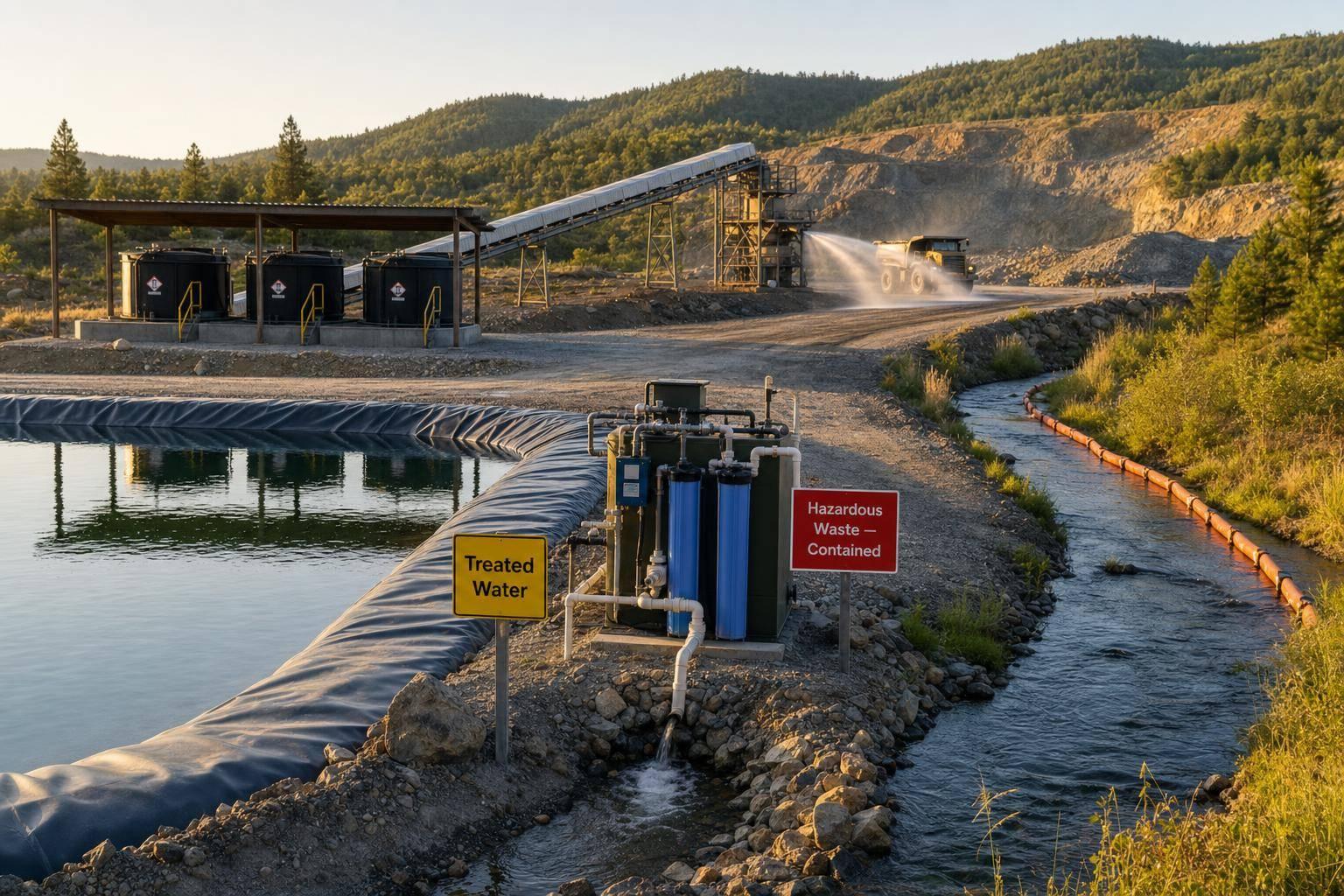 Ethical Crystal Mining: Managing Toxic Waste