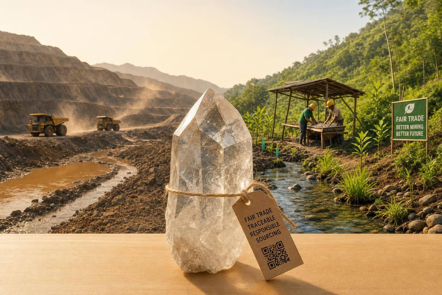 Fair Trade Crystals vs. Conventional Mining