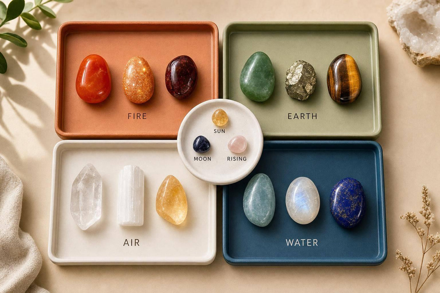 Top Crystals for Each Zodiac Element