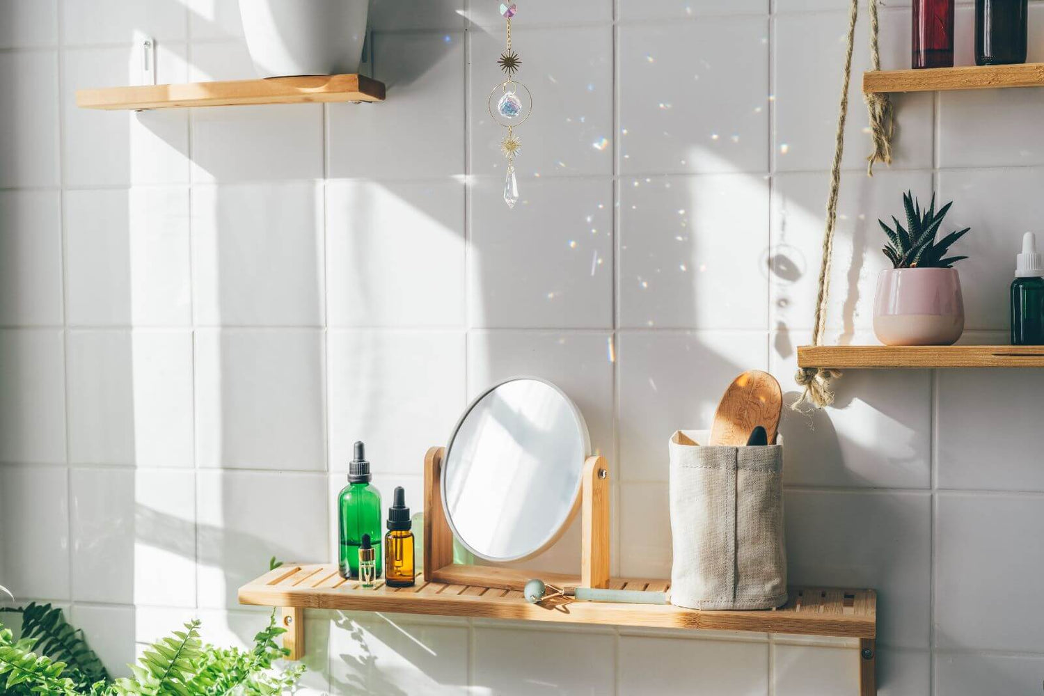 Feng Shui Hanging Crystals for Your Home’s Forgotten Spaces - Conscious Items