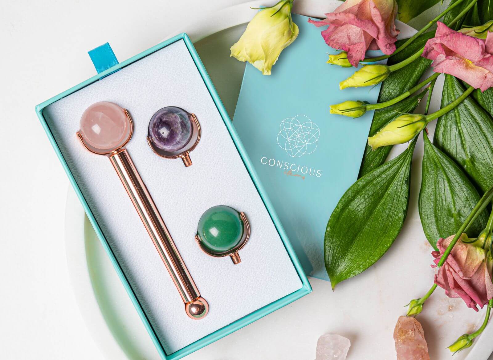 How To Use Crystal Face Rollers In Your Skincare Routine - Conscious Items