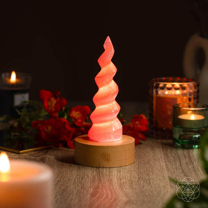 Therapy By Light - Selenite Flame Lamp