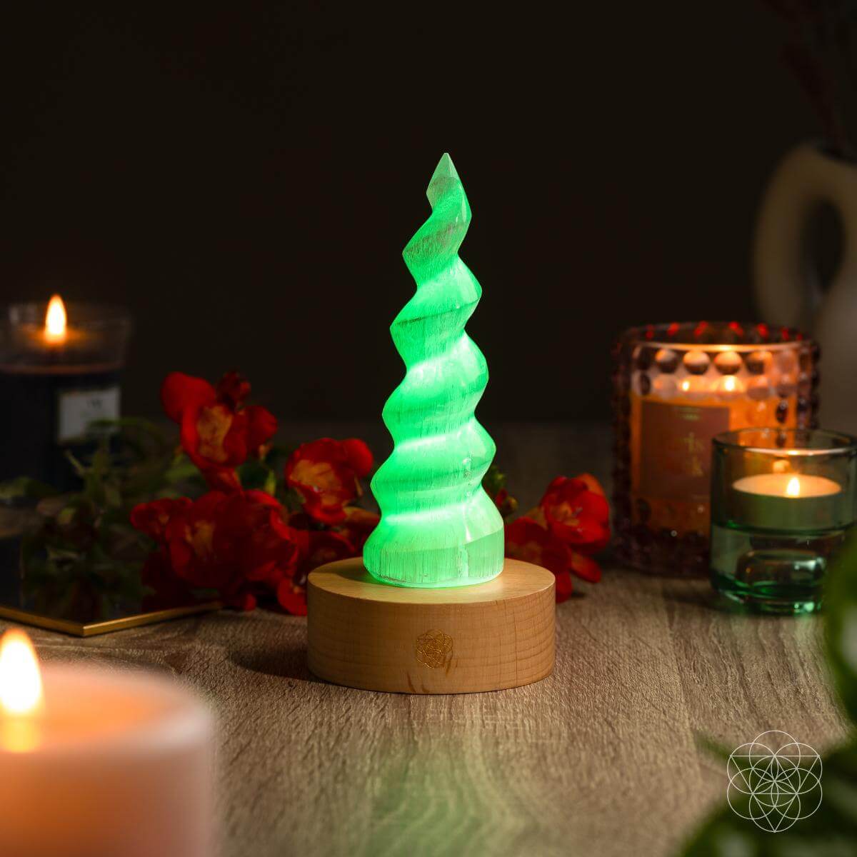 Therapy By Light - Selenite Flame Lamp