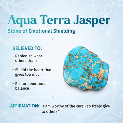 Empath’s Shield - Aqua Terra Jasper Bracelet