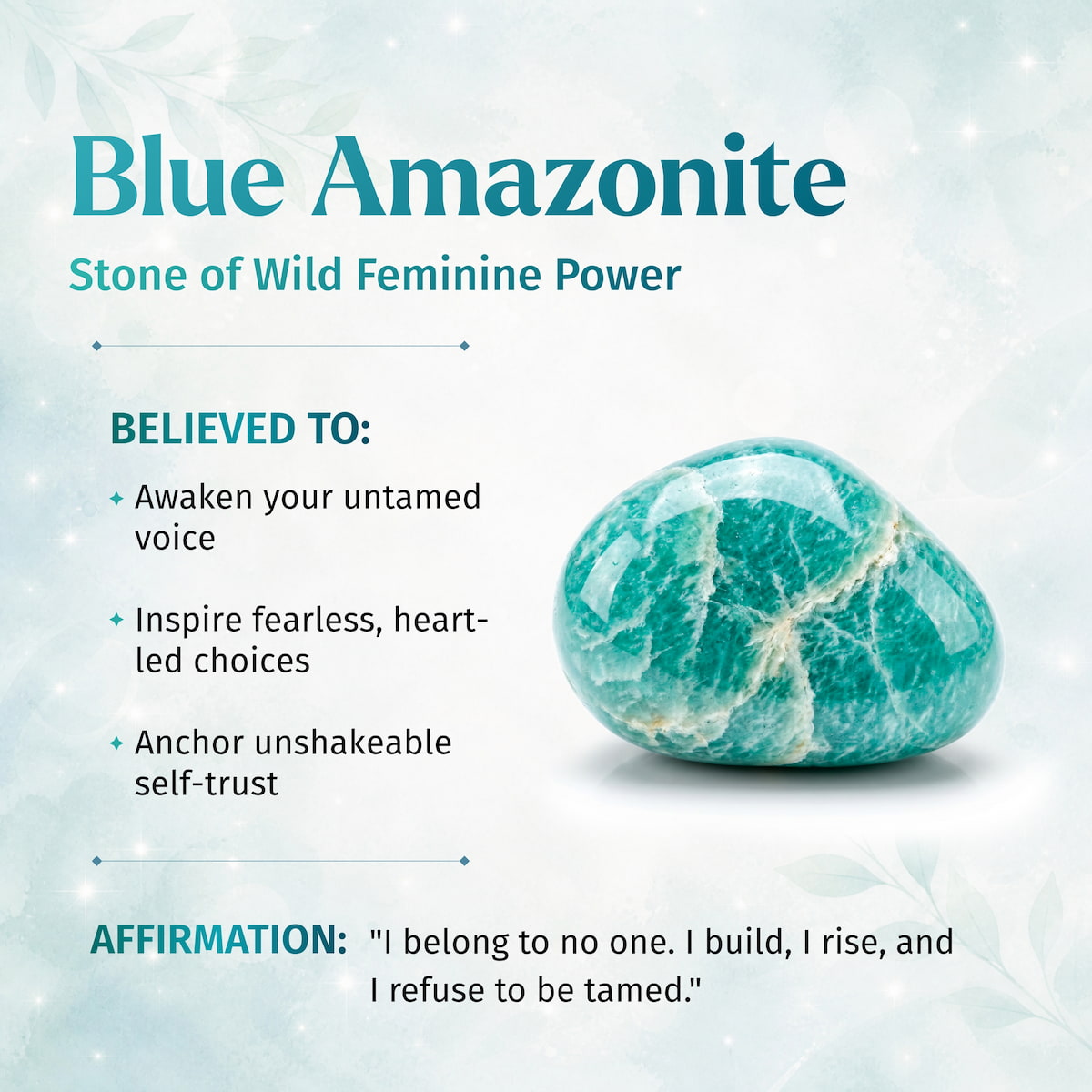 Empire of Her Own – Premium Blue Amazonite Bracelet – Conscious Items