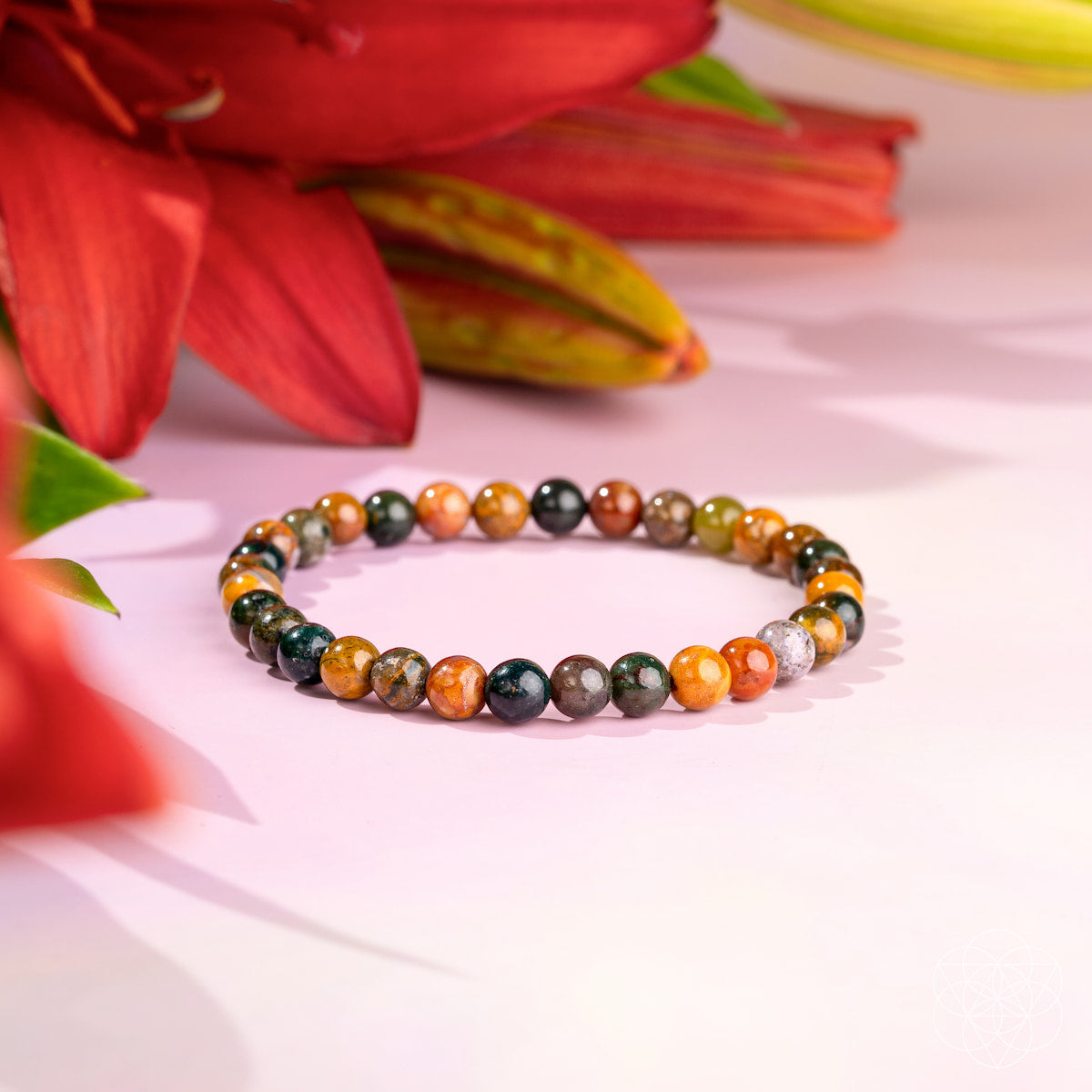 Quiet My Mind – Pulseira Ocean Jasper | 6mm