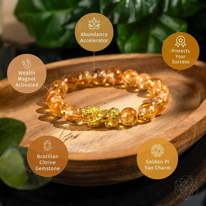 Bracelet CI578 Pixiu Citrine