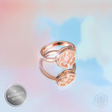 Thumbnail for Totem de abundância: anel de milagres em prata maia lamat