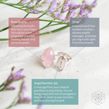 Thumbnail for I Am Resilient: 333 Angel Number Silver Ring of Celestial Support