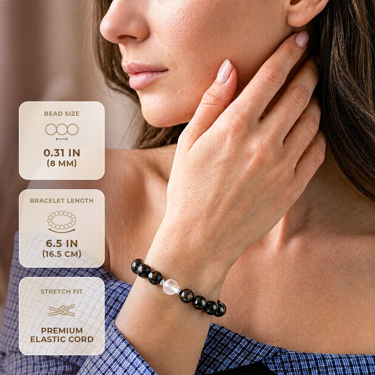 Das Hyperthen -Millionär -Manifestation -Armband
