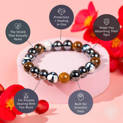 Pulsera de orca de protección triple