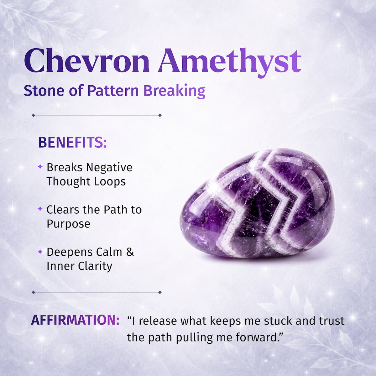 Chevron-Amethyst-Punkt