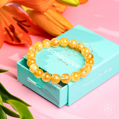 The Master Reset – Goldenes Heiler-Quarz-Armband