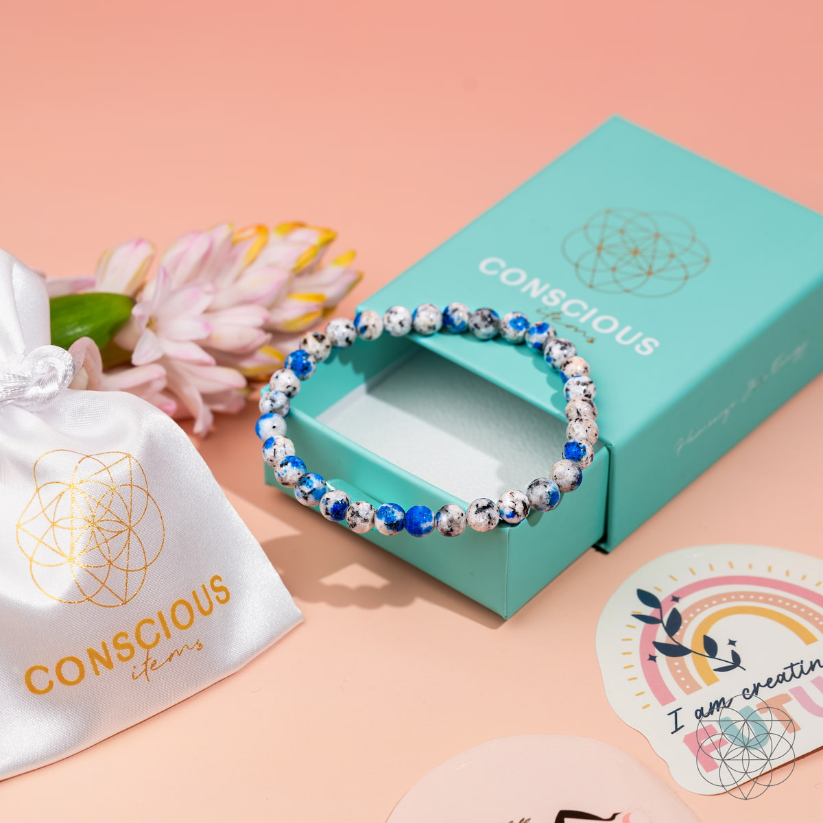 Rare K2 Stone Bracelet of Spiritual Adventure · Dainty