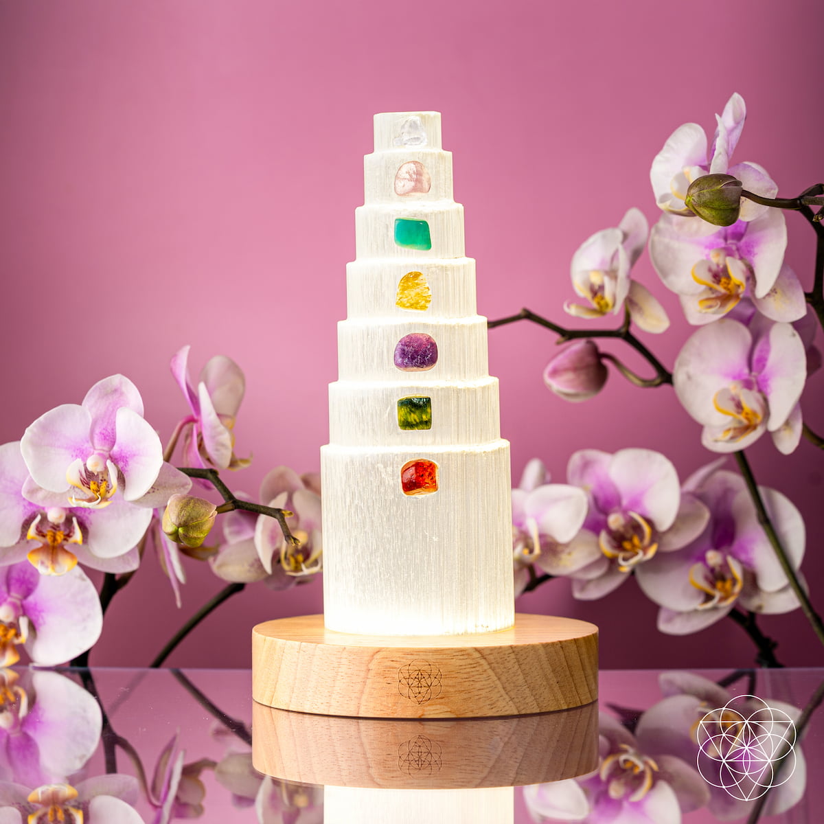 The Stress Shield Lamp - 7 Stones of Healing