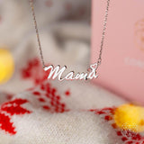 Thumbnail for Merci maman - Pendentif en cristal de gratitude avec rose tourmaline