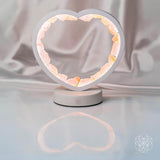 Thumbnail for Love Magnet - Lámpara de corazón de cuarzo de rosa
