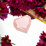 Thumbnail for Royal Diamond Heart - Madagascar Rose Quartz for Infinite Love