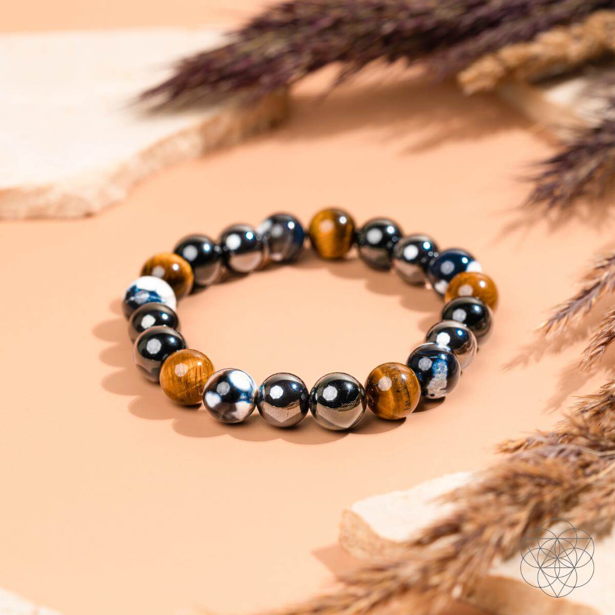 Pulsera de orca de protección triple