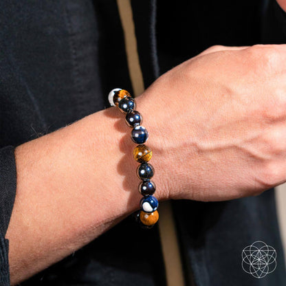 Pulsera de orca de protección triple