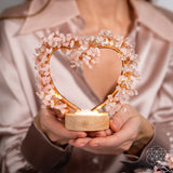 Thumbnail for Mend My Broken Heart - Rose & Clear Quartz Tree Lamp