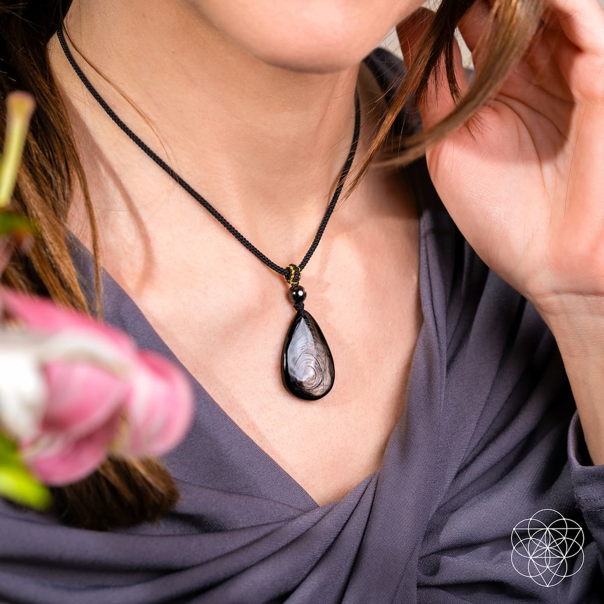 The ﻿Hypersthene Millionaire Manifestation Pendant