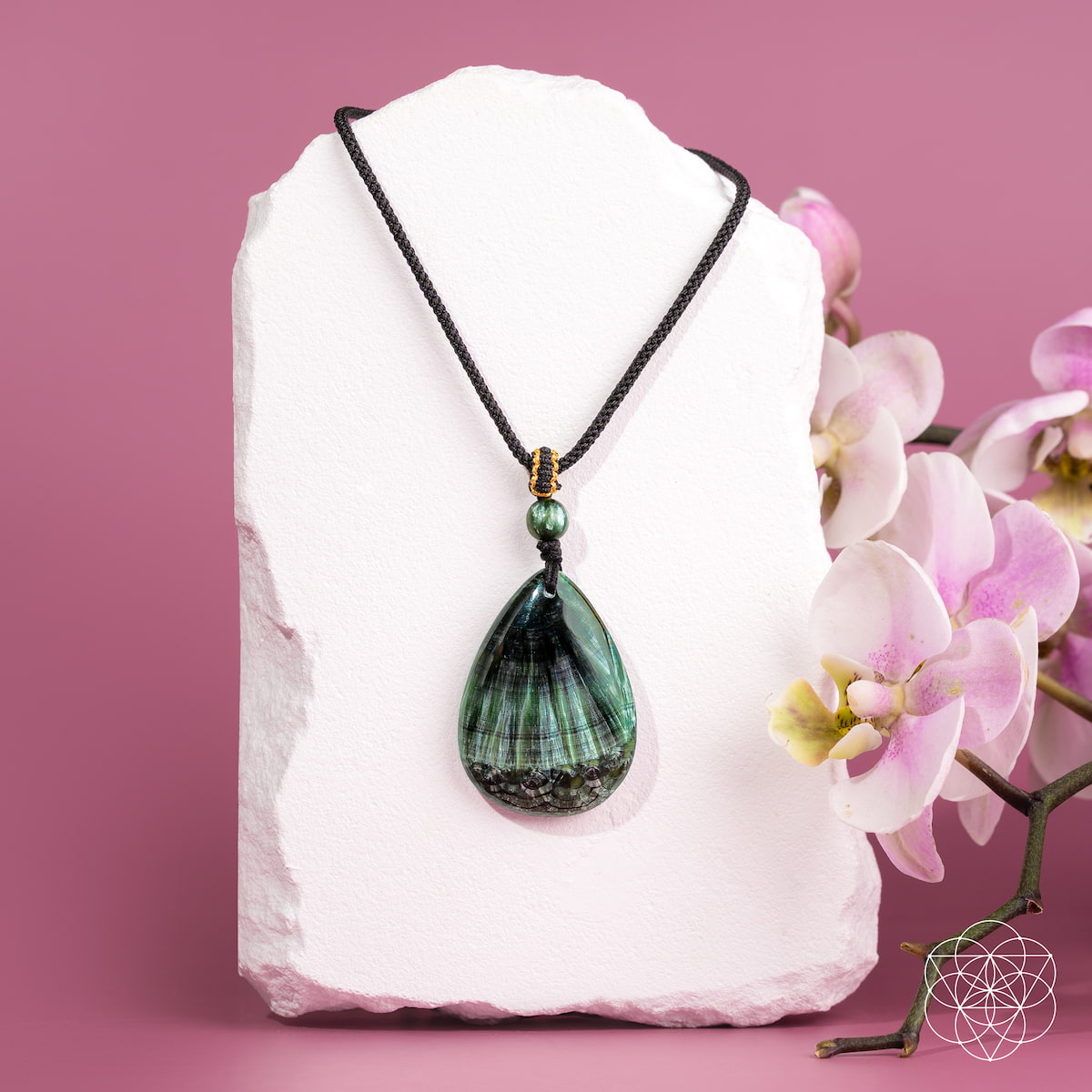 Angel My Side – Rare Seraphinite Pendant