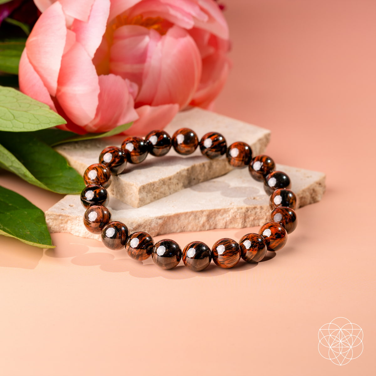 Self Sabotage Breaker Mahogany Obsidian Bracelet
