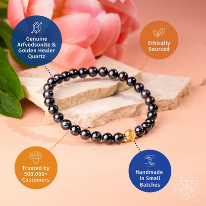 The Arfvedsonite Deep Healing Bracelet | 6mm