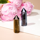 The Upper Hand – Gold &amp; Silver Sheen Obsidian Points