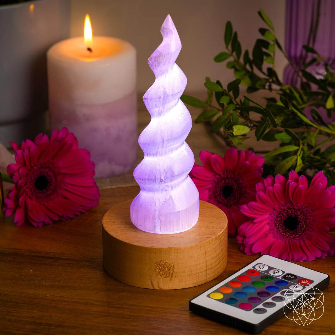 Therapy By Light - Selenite Flame Lamp