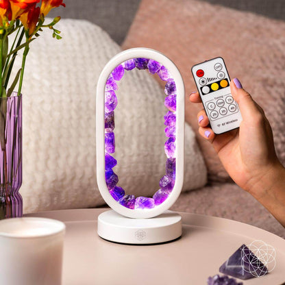 Portal zu Frieden - Amethyst -Lampe des Stressabbaues