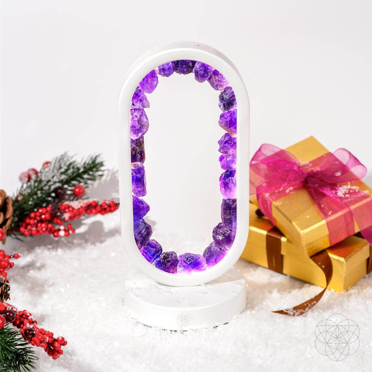 Portal zu Frieden - Amethyst -Lampe des Stressabbaues