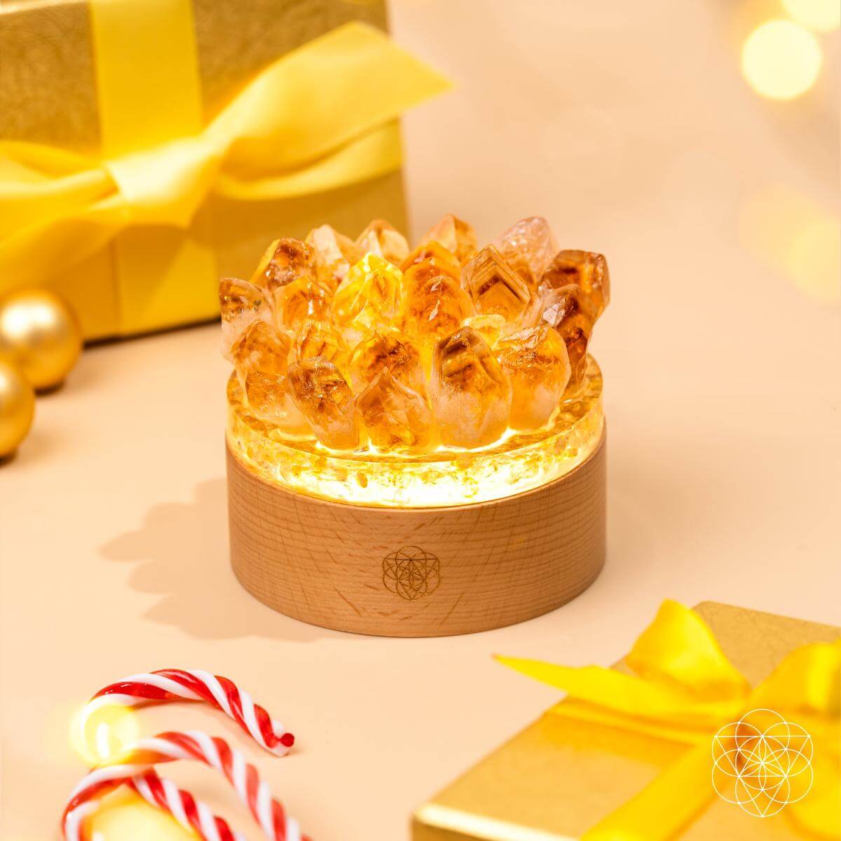 Turn My Life to Gold - Midas Citrine Lamp