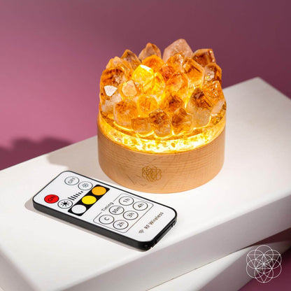 Turn My Life to Gold - Midas Citrine Lamp