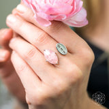 Thumbnail for I Am Resilient: 333 Angel Number Silver Ring of Celestial Support