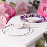 Thumbnail for J’ai de la chance - 777 Lucky améthyste Bracelet Set