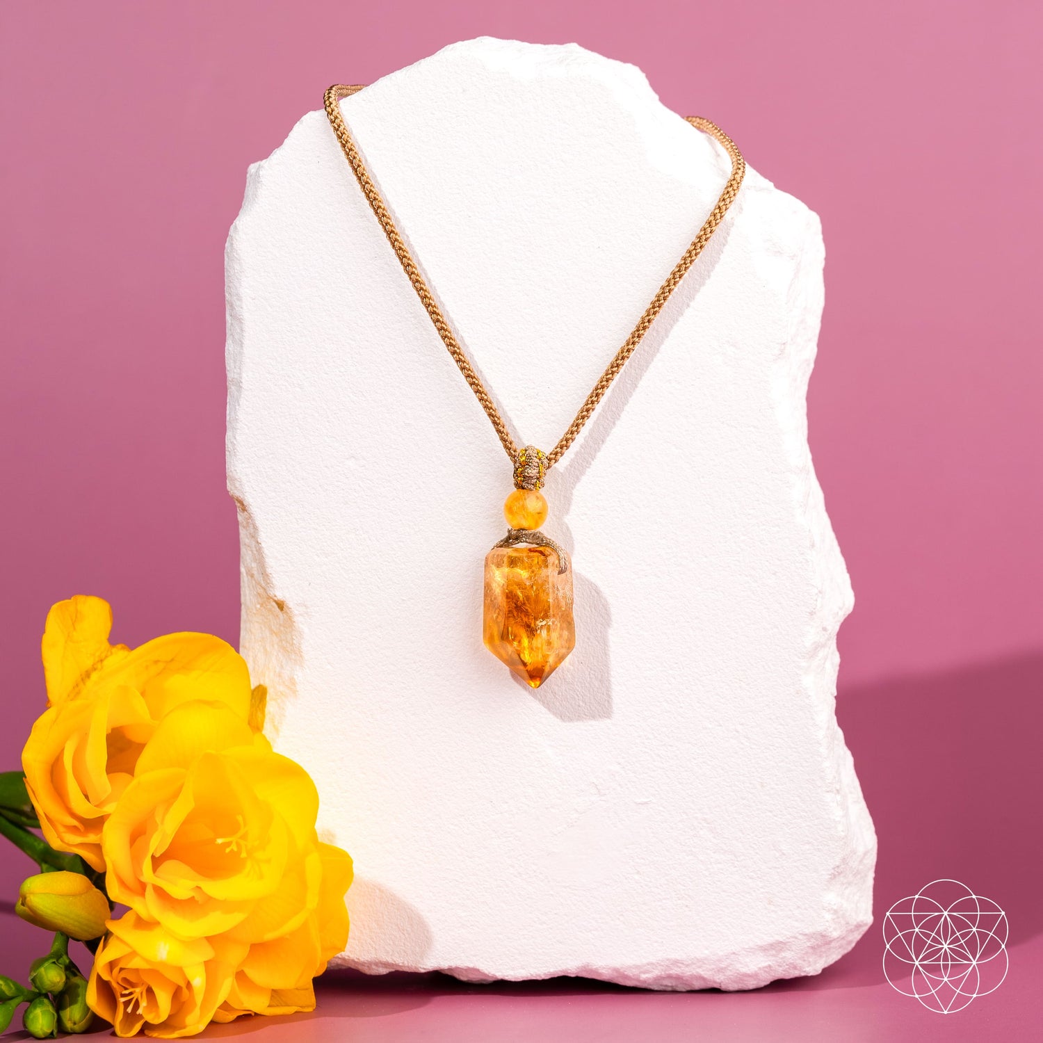 Pendentif citrine