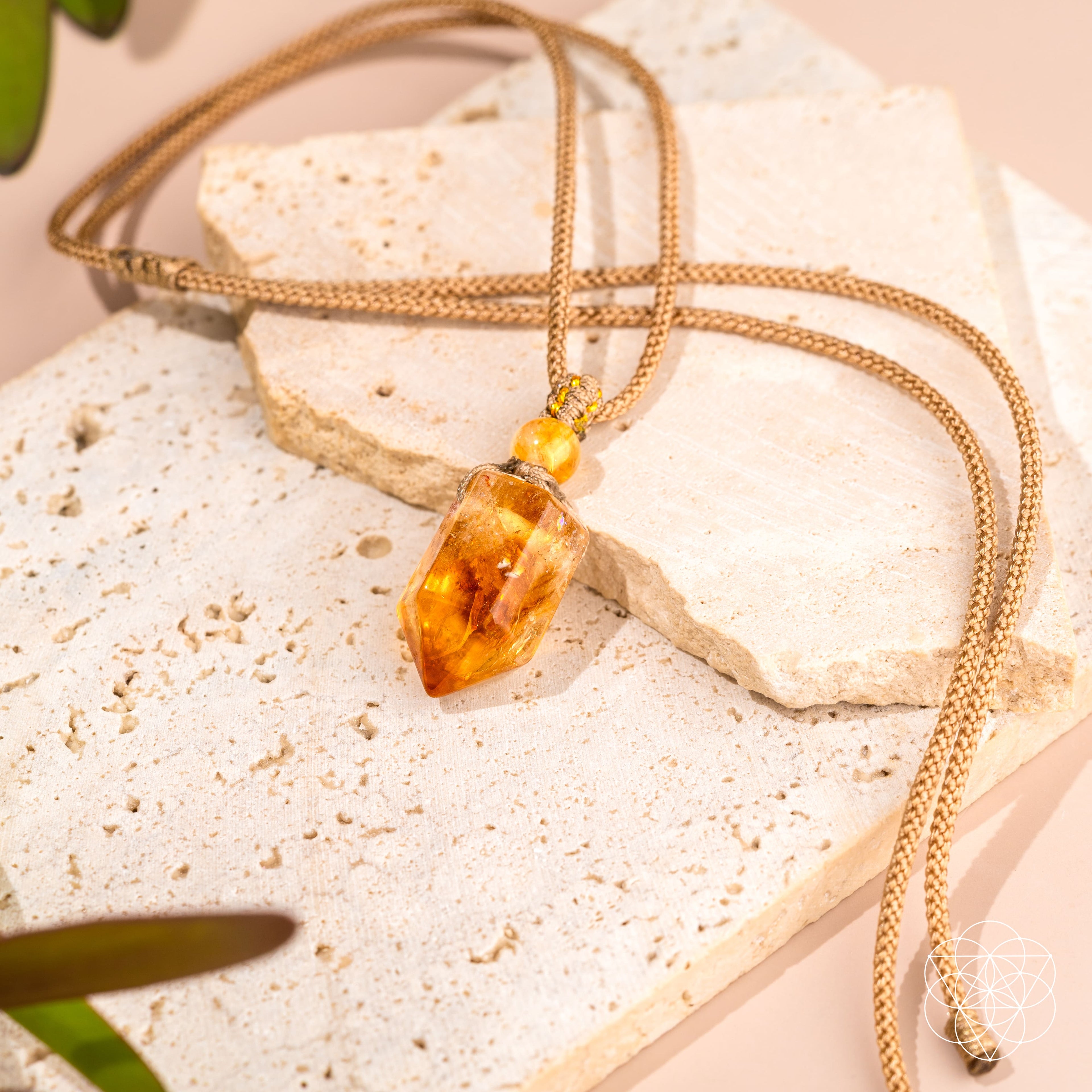 Pendentif citrine