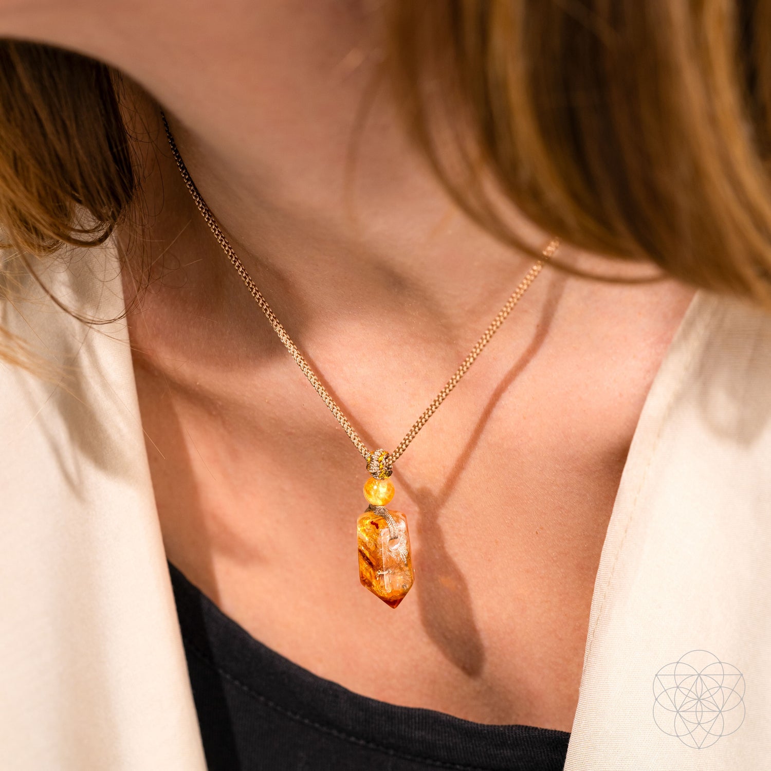 Pendentif citrine